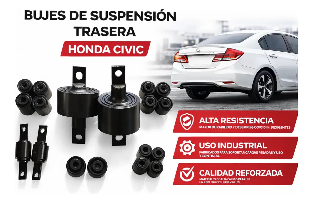 Bujes De Suspesion Trasera Honda Civic 1992 - 2000