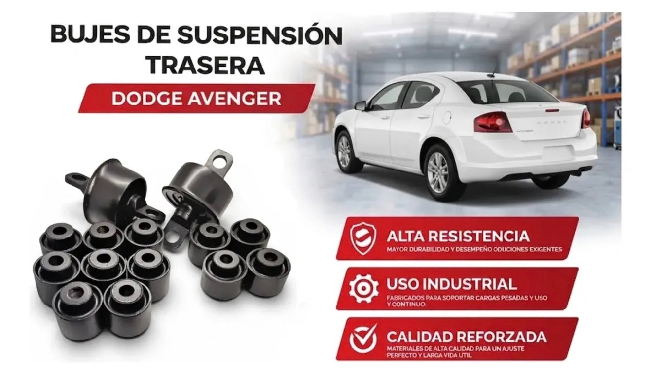 Kit Bujes Suspension Trasera Avenger, Sebring 14 Pzs 2008 2010