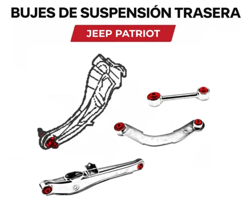 Kit Bujes Suspensión Trasera Caliber Compass Patriot 2007 2017