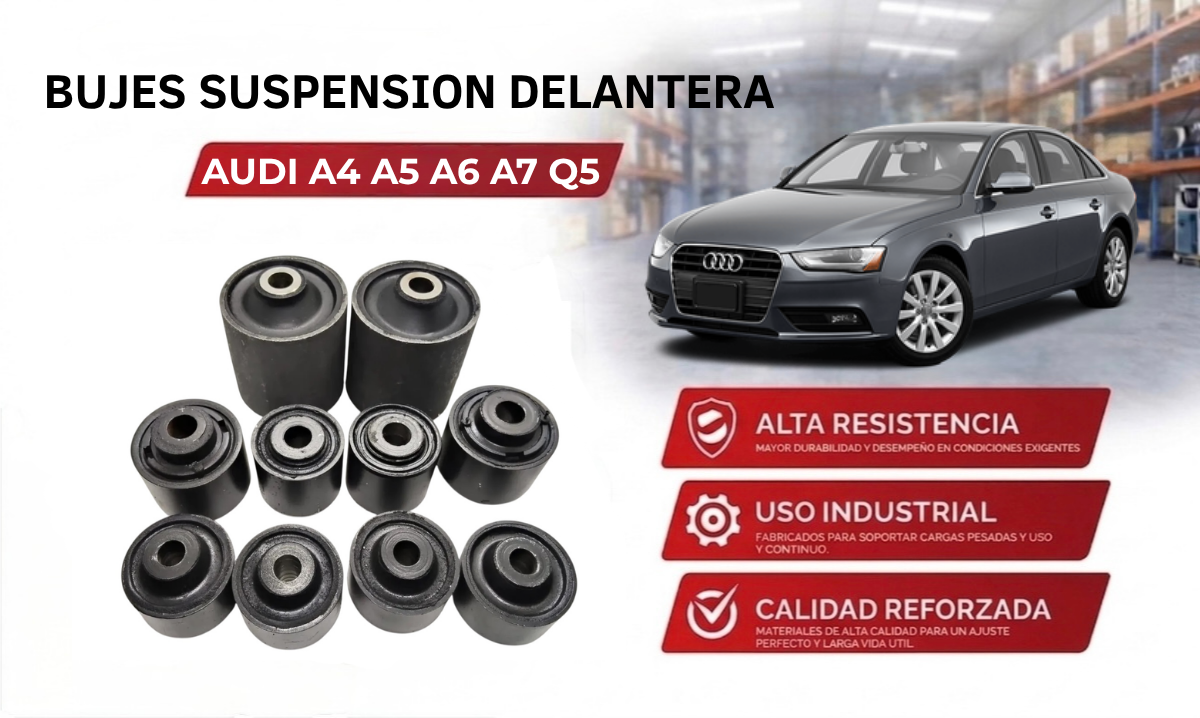 Kit Bujes Suspension Delantera 65 mm Audi A4 A5 A6 A7 Q5 2008-2015