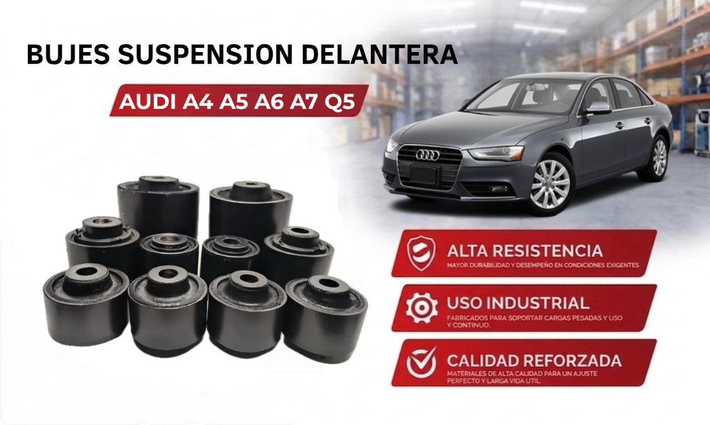 Kit Bujes Suspension Delantera 75 mm Audi A4 A5 A6 A7 Q5 2008-2015